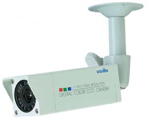 Weatherproof 1/3" Color Bullet CAMERA (MINIATURE SQUARE CAMERA)